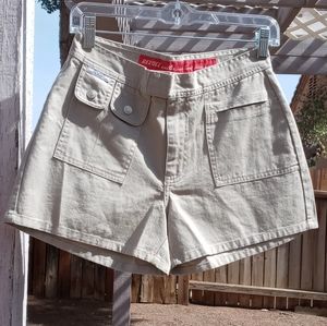 Vintage dark blue Revolt cargo shorts.